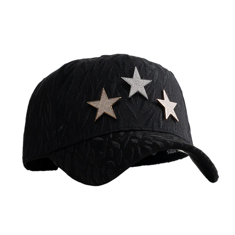 Gorra Negra con estrellas